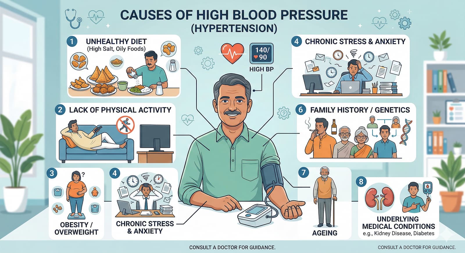 Common Symptoms of High BP