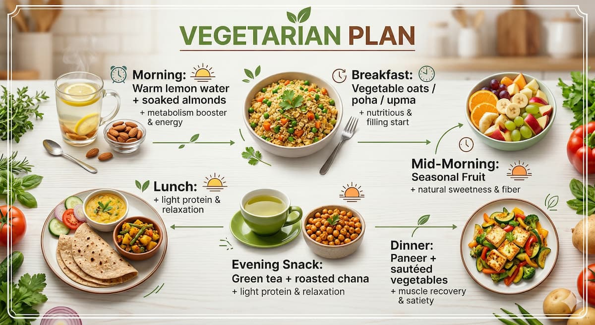 Detailed Sample Weight Loss Diet Vegetarian Plans