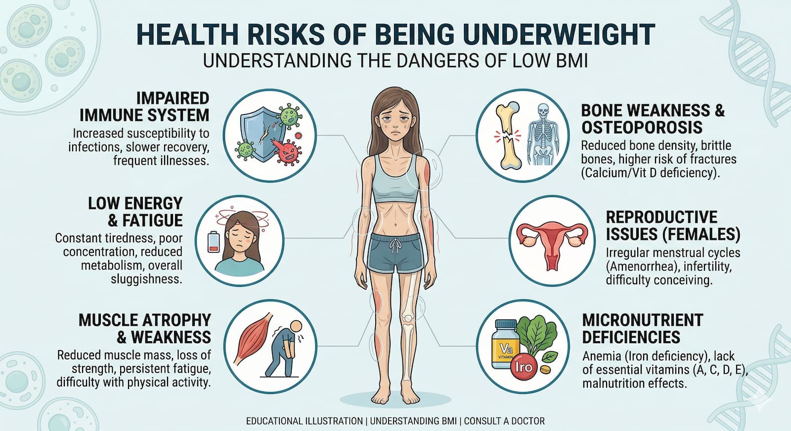 Health Risks of Being Underweight