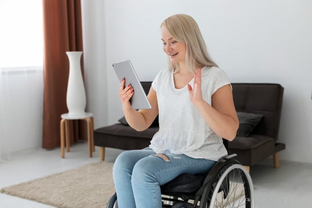 Online Therapy for peoples with physical disabilities