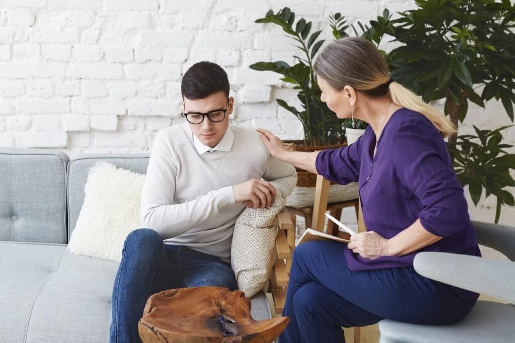 Pre-marital therapy with therapist