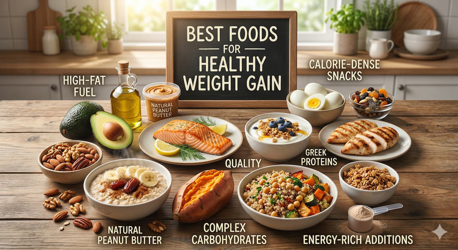 Best Foods for Healthy Weight Gain