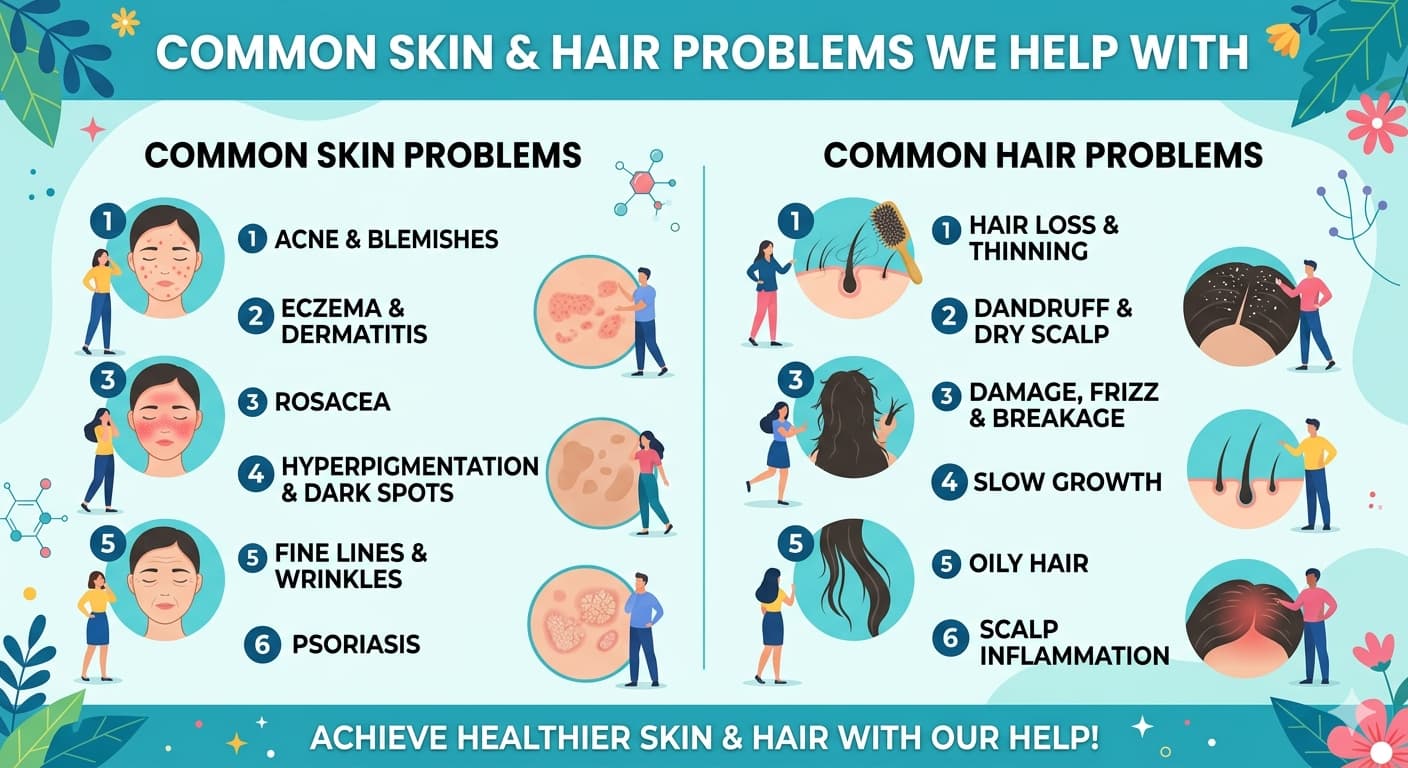 Common Skin & Hair Problems