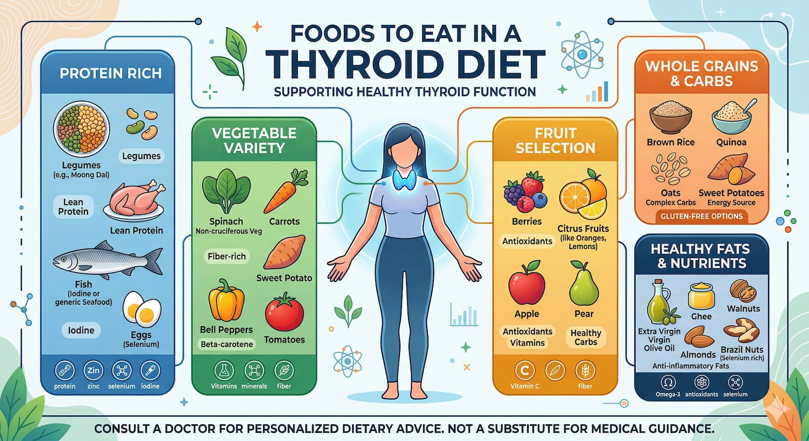 Foods to Eat in Thyroid Diet