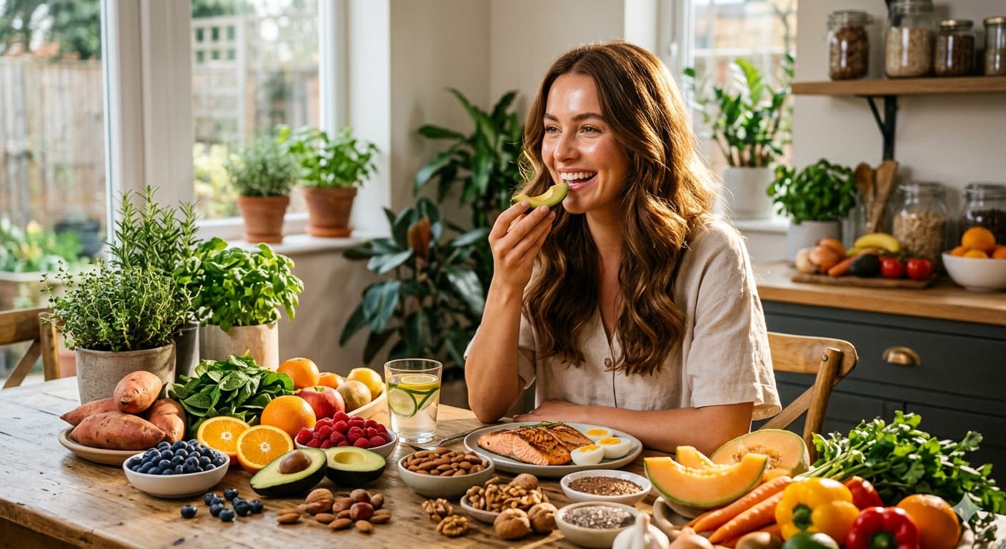 Get Glowing Skin & Healthy Hair Naturally with the Right Diet