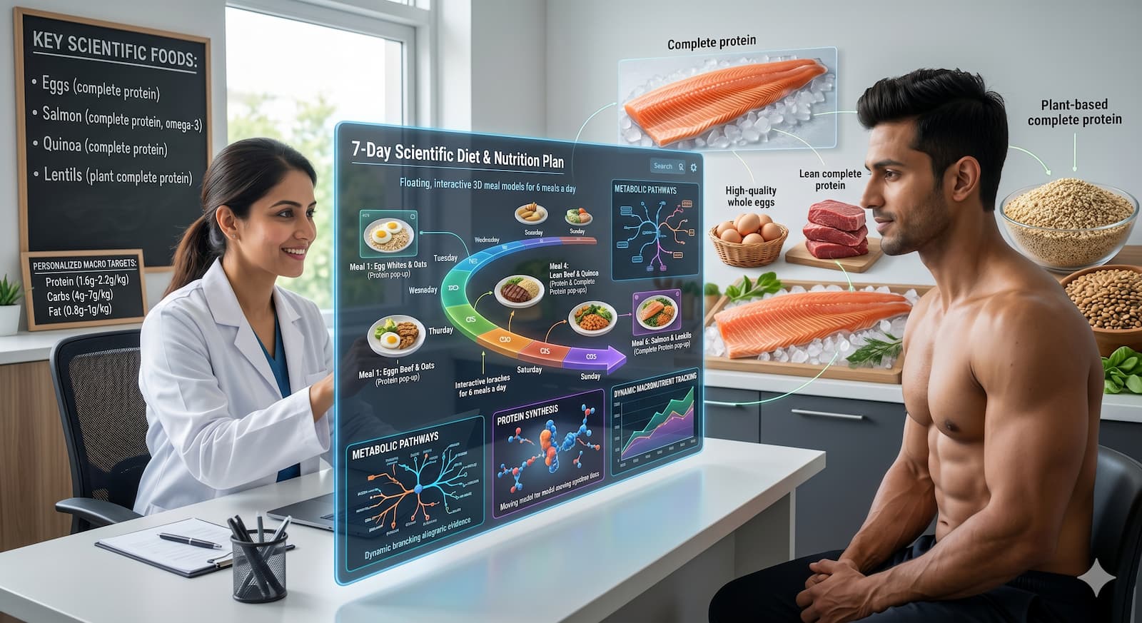 Muscle Gain Scientific Diet & Nutrition Plan