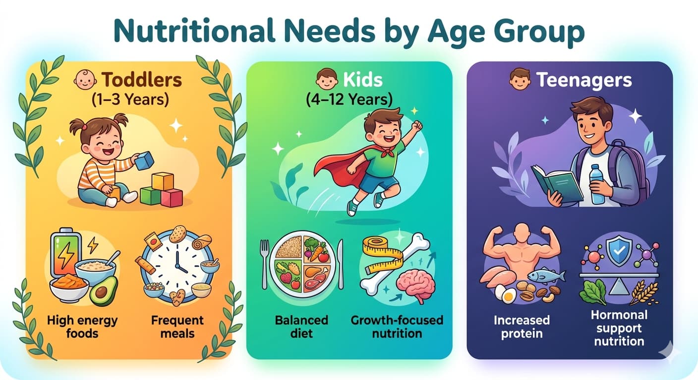 Nutritional Needs by Age Group
