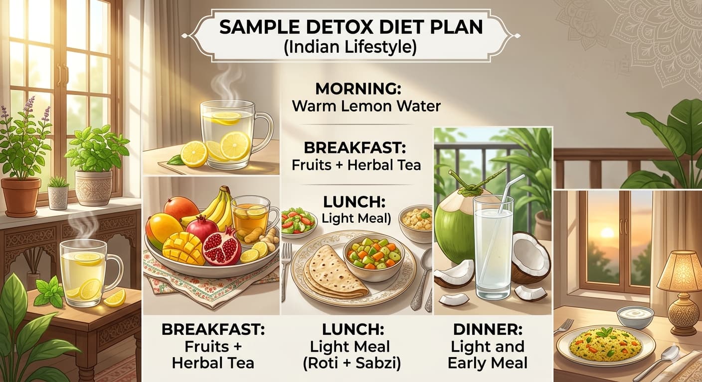 Sample Detox Diet Plan Indian Lifestyle