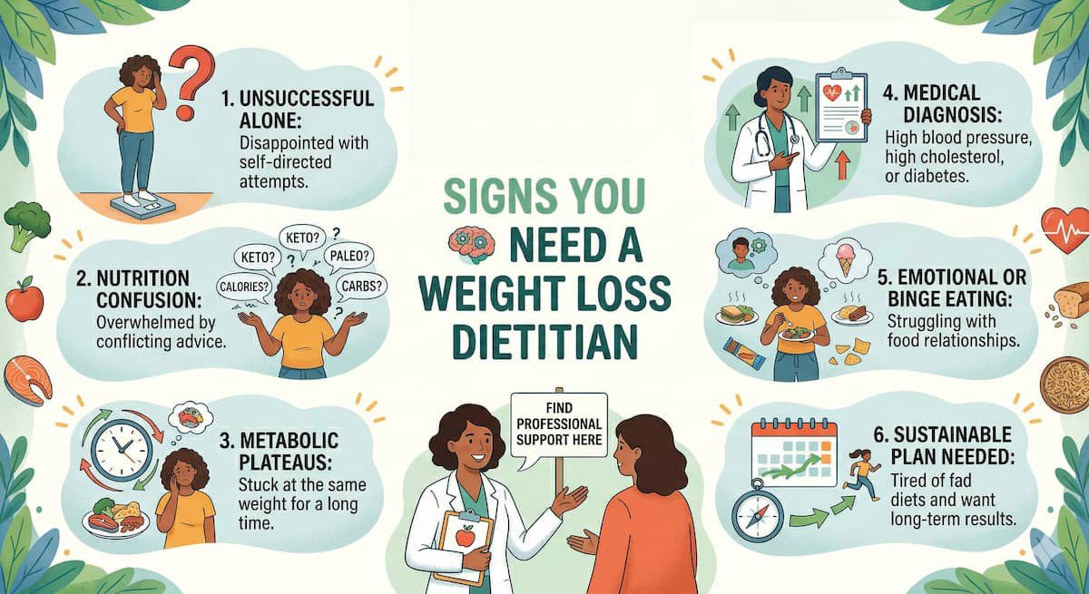 Signs You Need a Weight Loss Dietitian