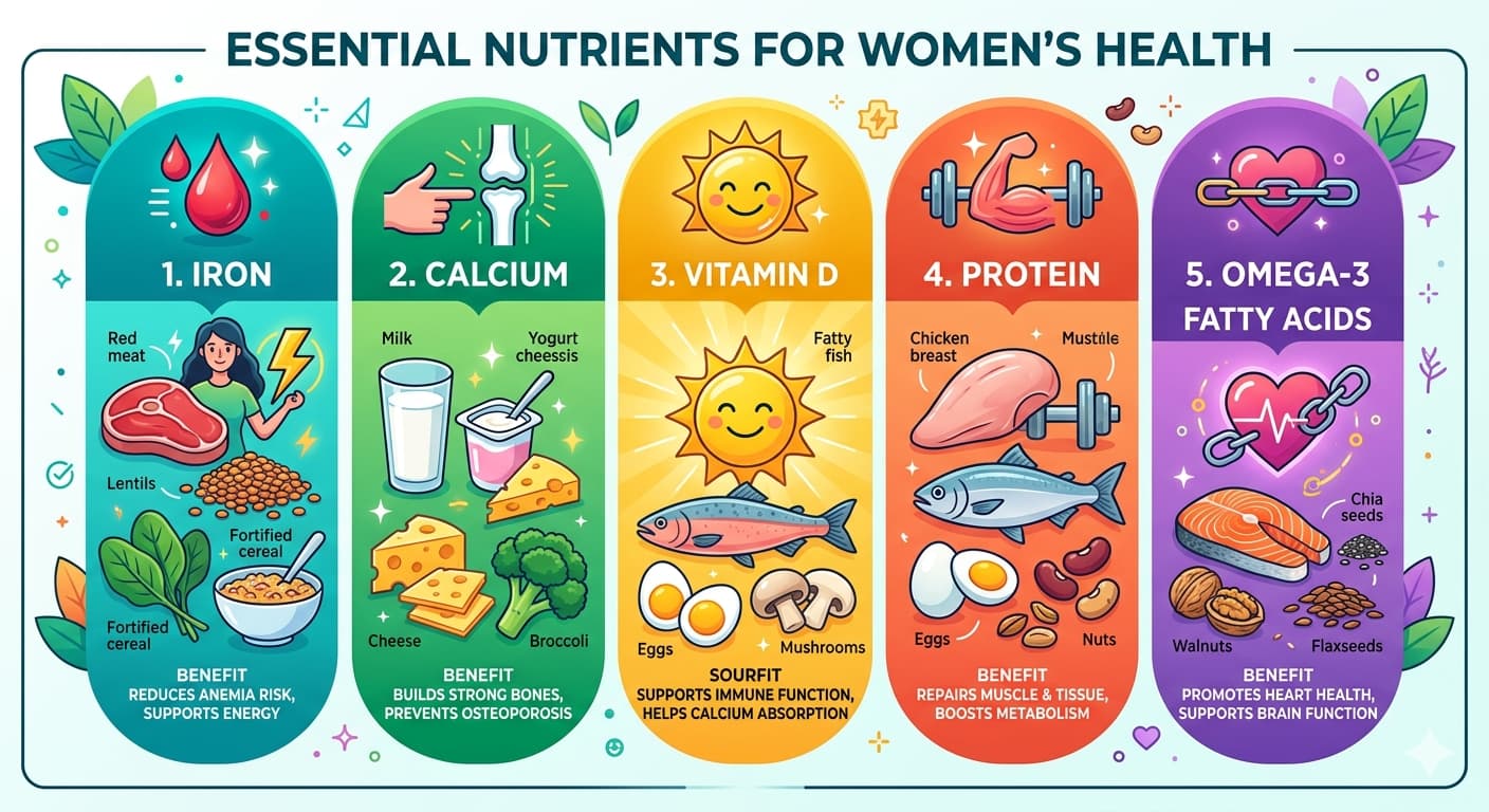 Nutrients for Women's Health